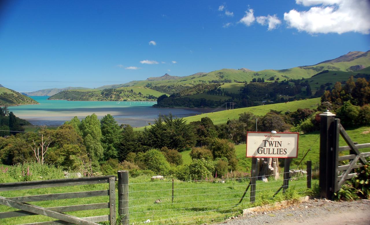 Bed and Breakfast Twin Gullies Akaroa Exterior foto